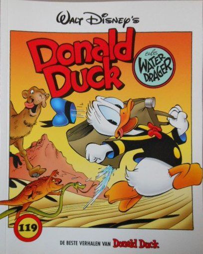 Donald Duck als waterdrager