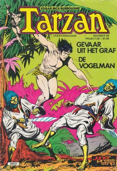 Tarzan 39 - Gevaar uit het graf / De vogelman (2ehands)
