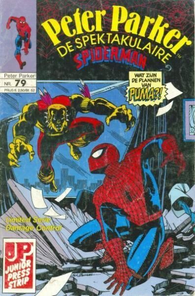 Peter Parker Spiderman Pakket #5 - (10 strips) No. 79 t/m 88 (JuniorPress)