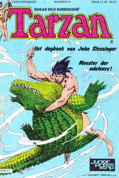 Tarzan 21 - Het dagboek van John Slessinger + Meester der adelaars (Tweedehands)